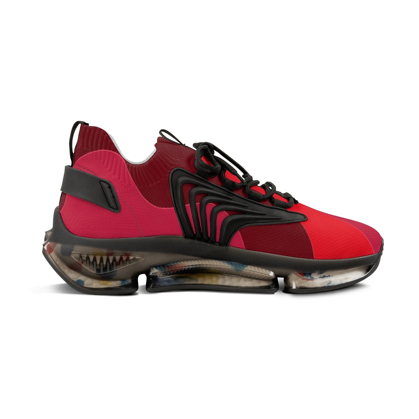 Sneakers unisex Mesh dark red by Mariu del Campo.