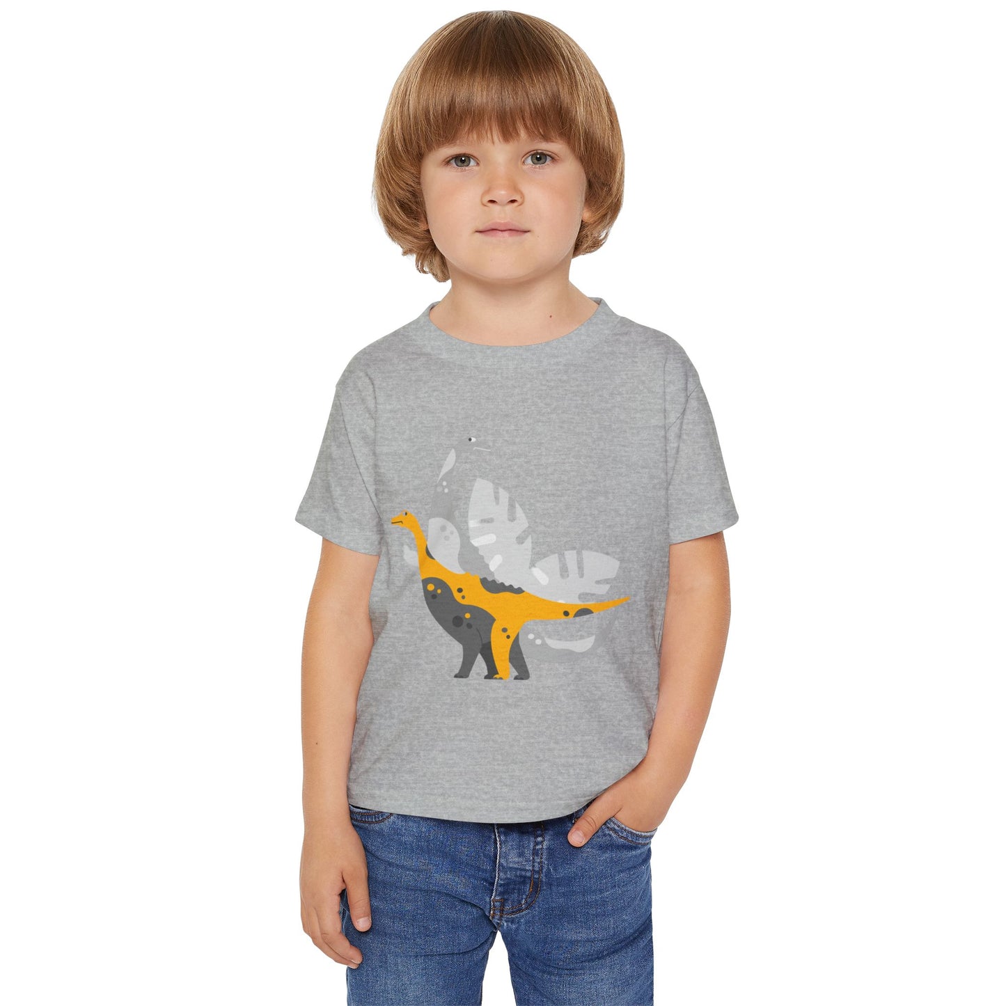 T-Shirt Heavy Cotton™ Toddler Dinosaurs by Mariu del Campo.