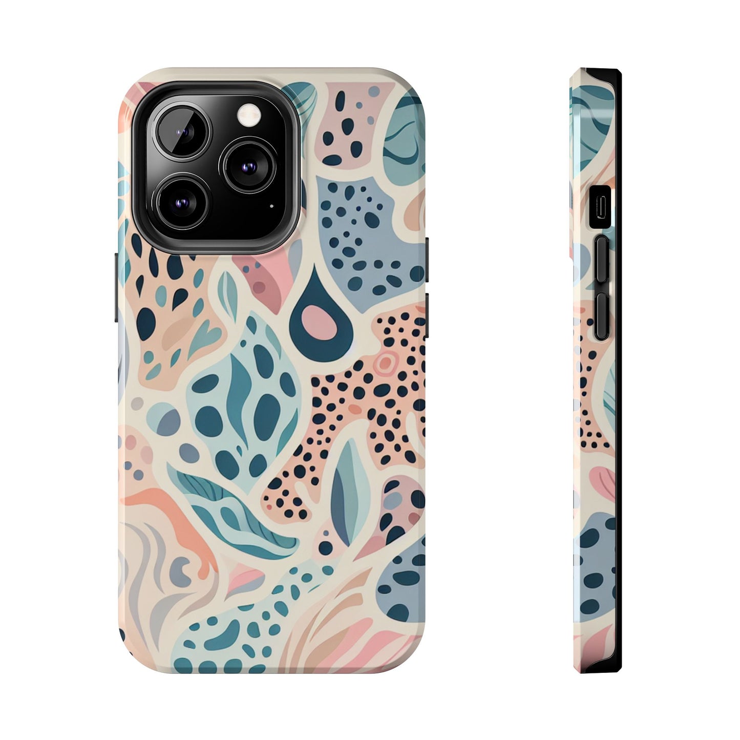 Cases Tough Phone Animal Print - Pastel Design by Mariu del Campo.