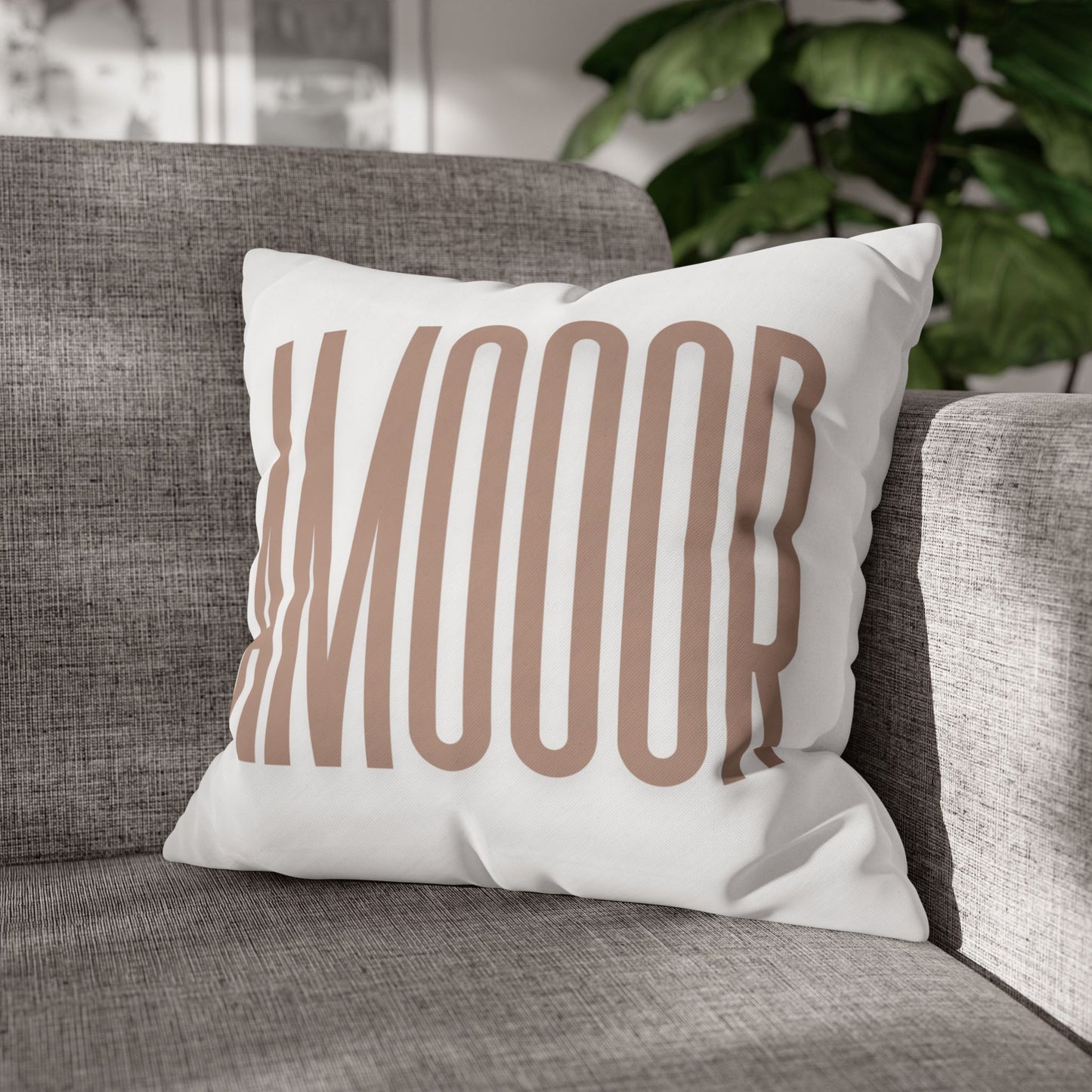 Pillow Modern Square Throw AMOOOR by Mariu del Campo.
