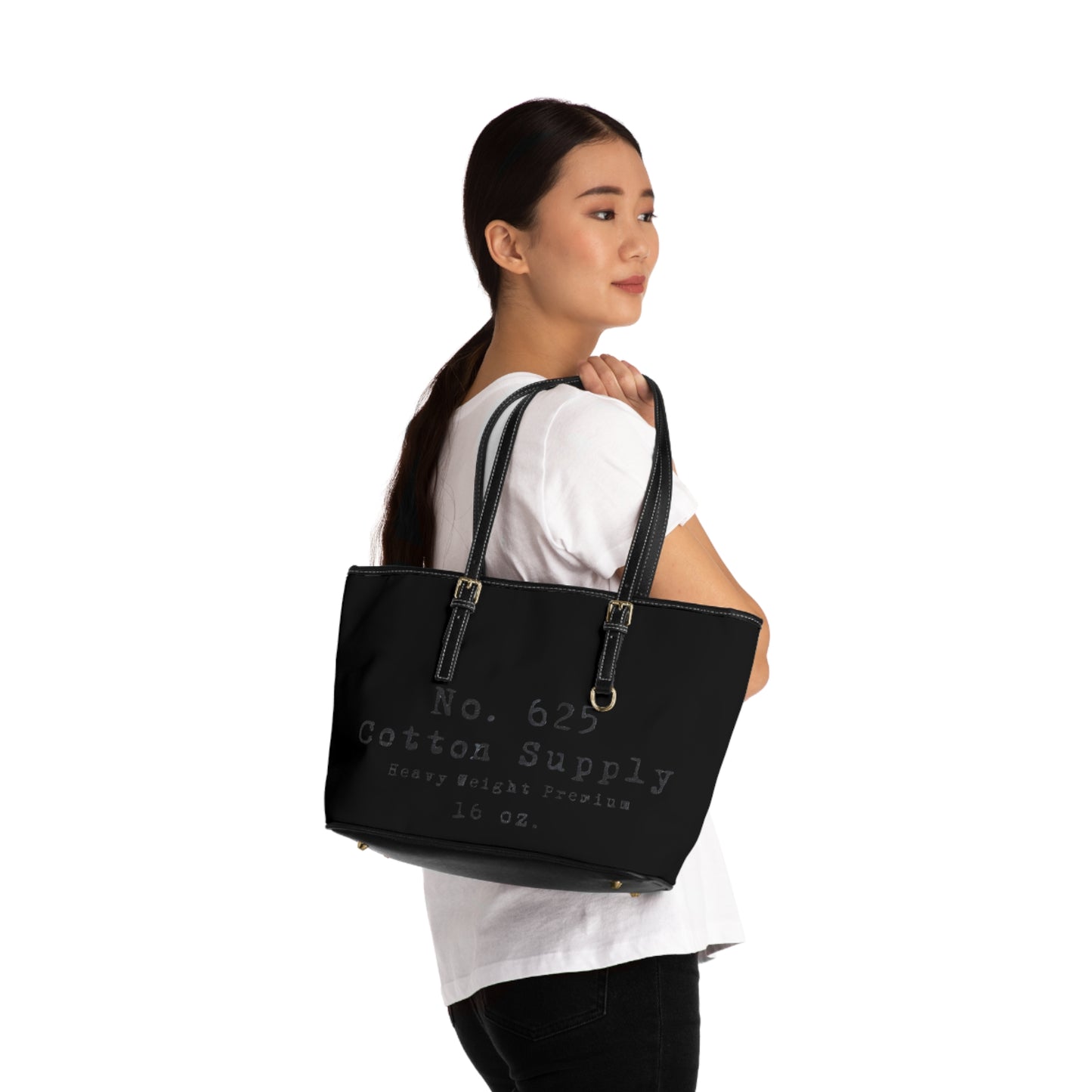 Bag Vintage PU Leather Shoulder - Cotton Supply by Mariu del Campo.