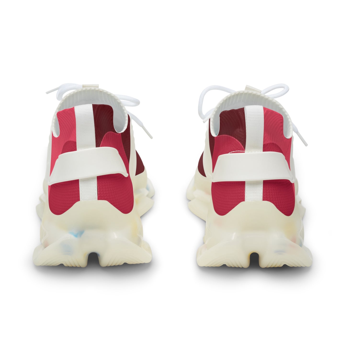 Sneakers unisex Mesh dark red by Mariu del Campo.