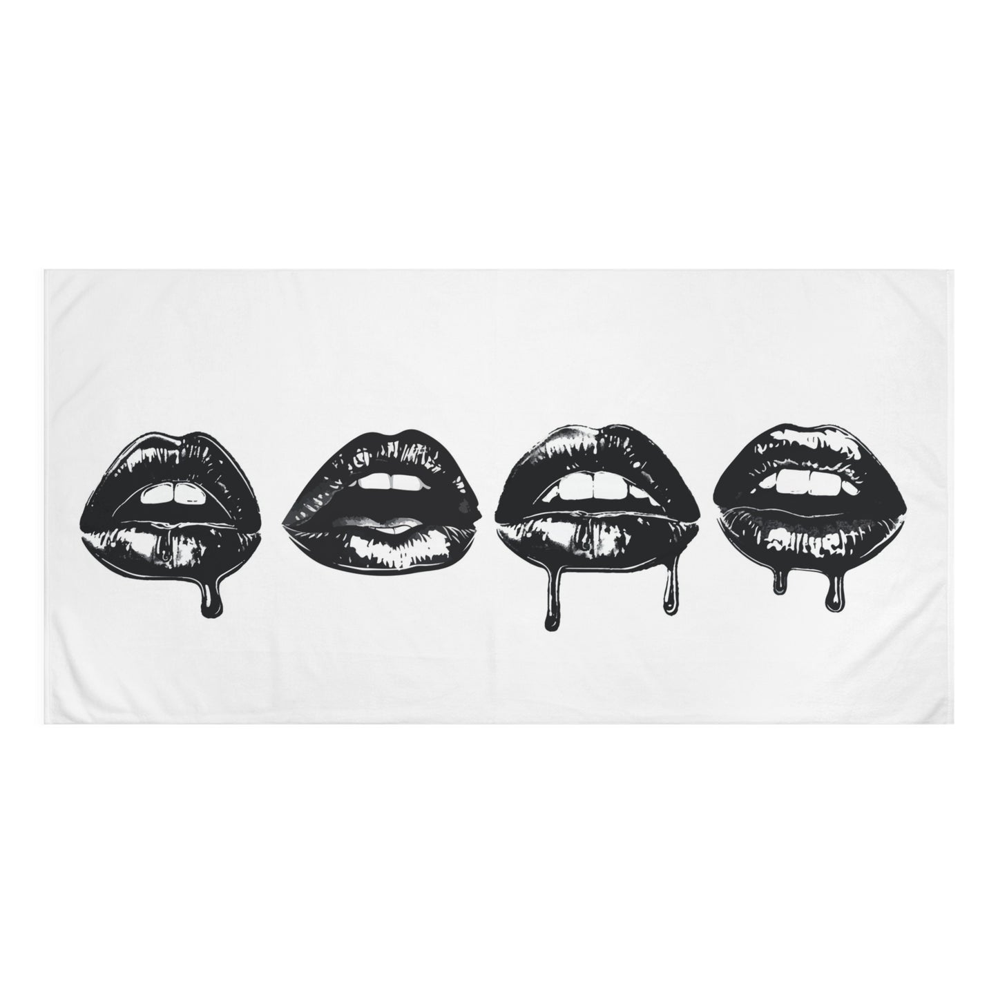 Towel Mink-Cotton lips by Mariu del Campo.