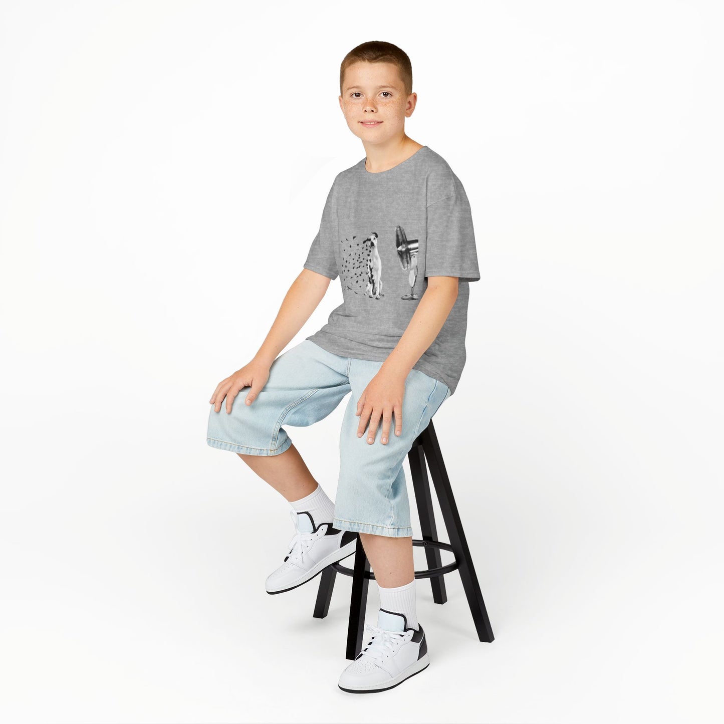 T- Shirt Kids Cotton Dalmata's fan by Mariu del Campo.