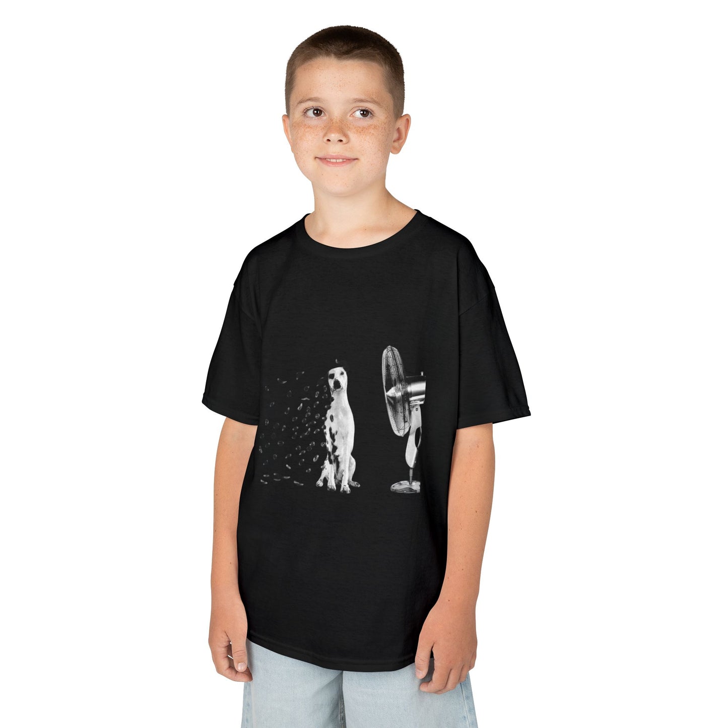 T- Shirt Kids Cotton Dalmata's fan by Mariu del Campo.