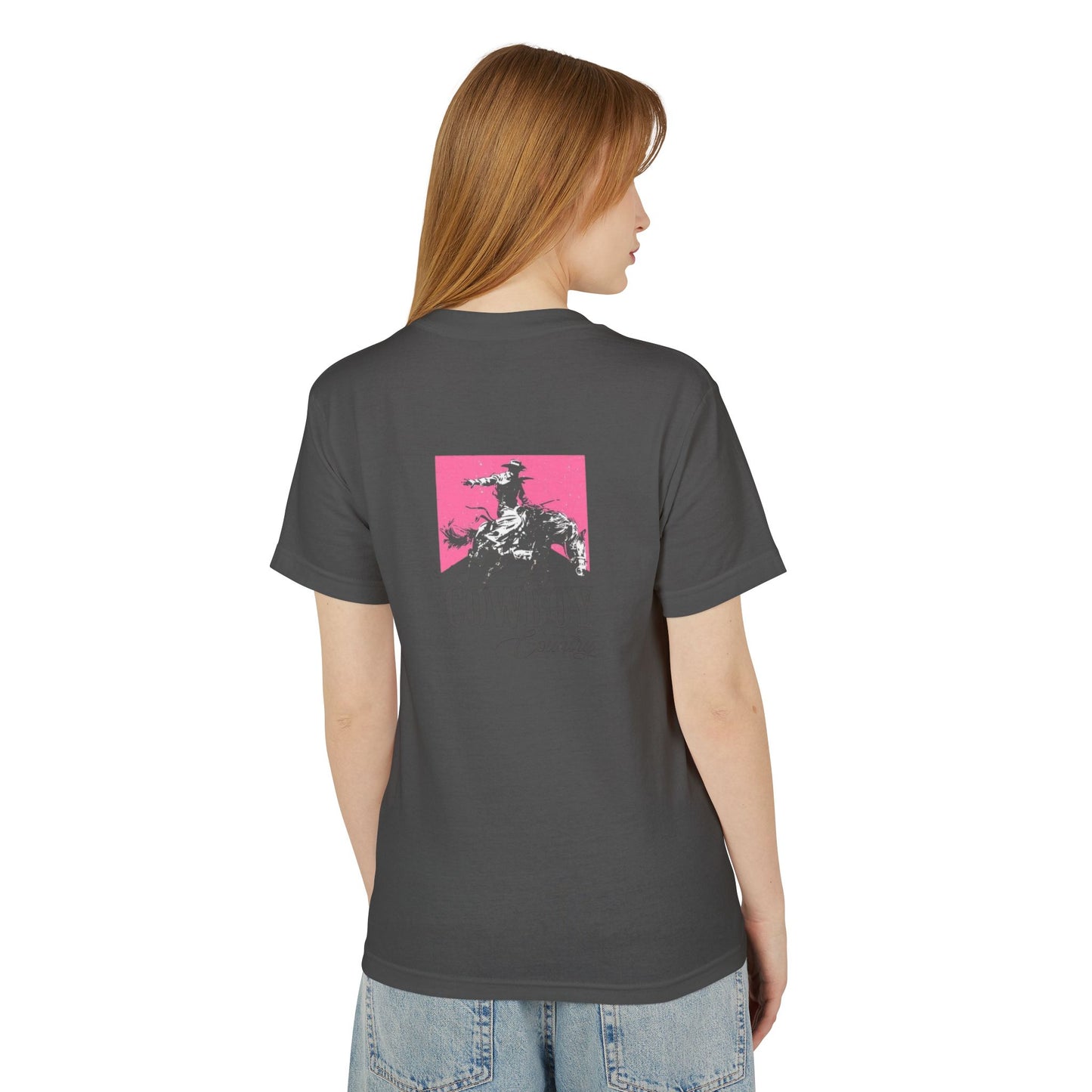 T-Shirt Unisex Cotton CowBoy by Mariu del Campo.