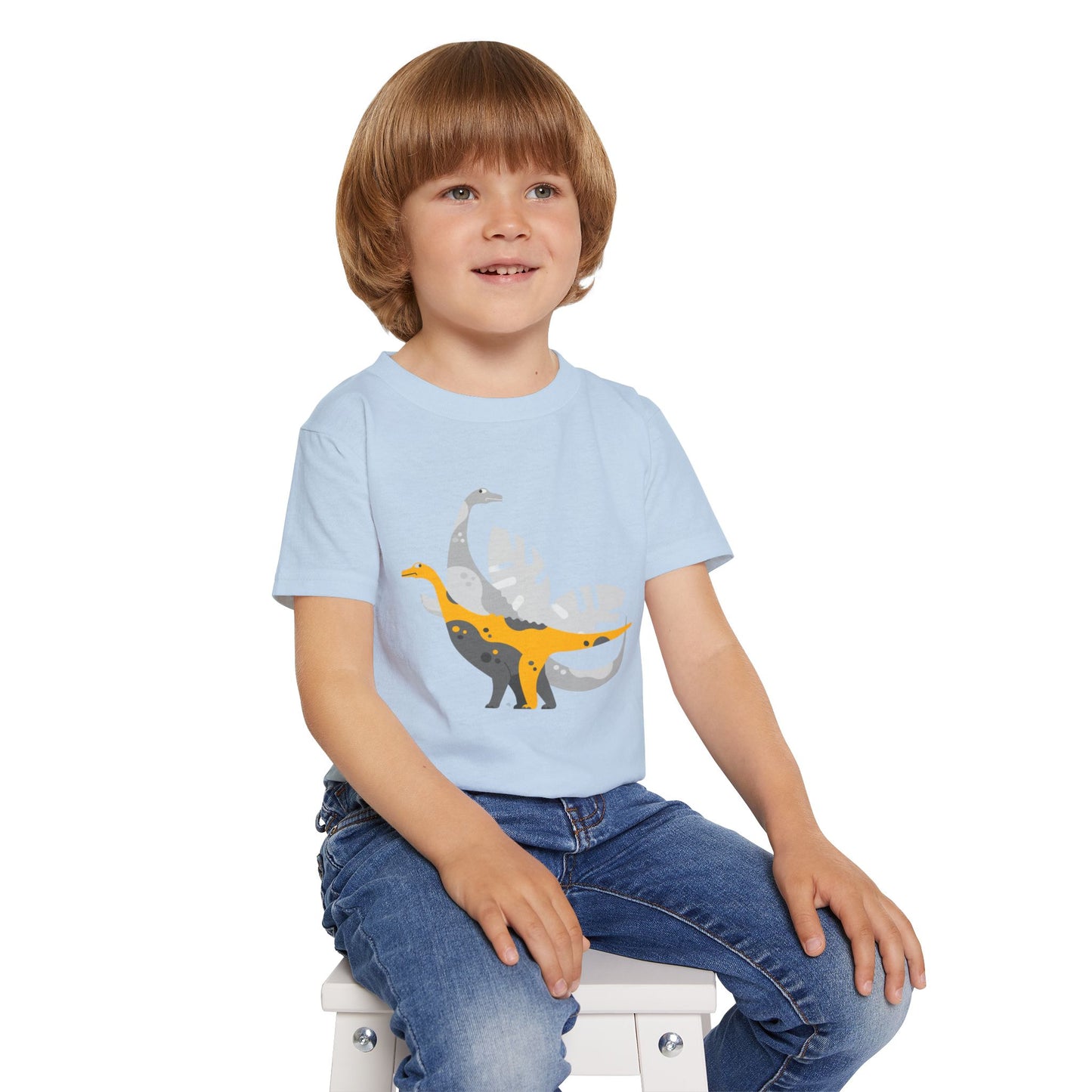 T-Shirt Heavy Cotton™ Toddler Dinosaurs by Mariu del Campo.