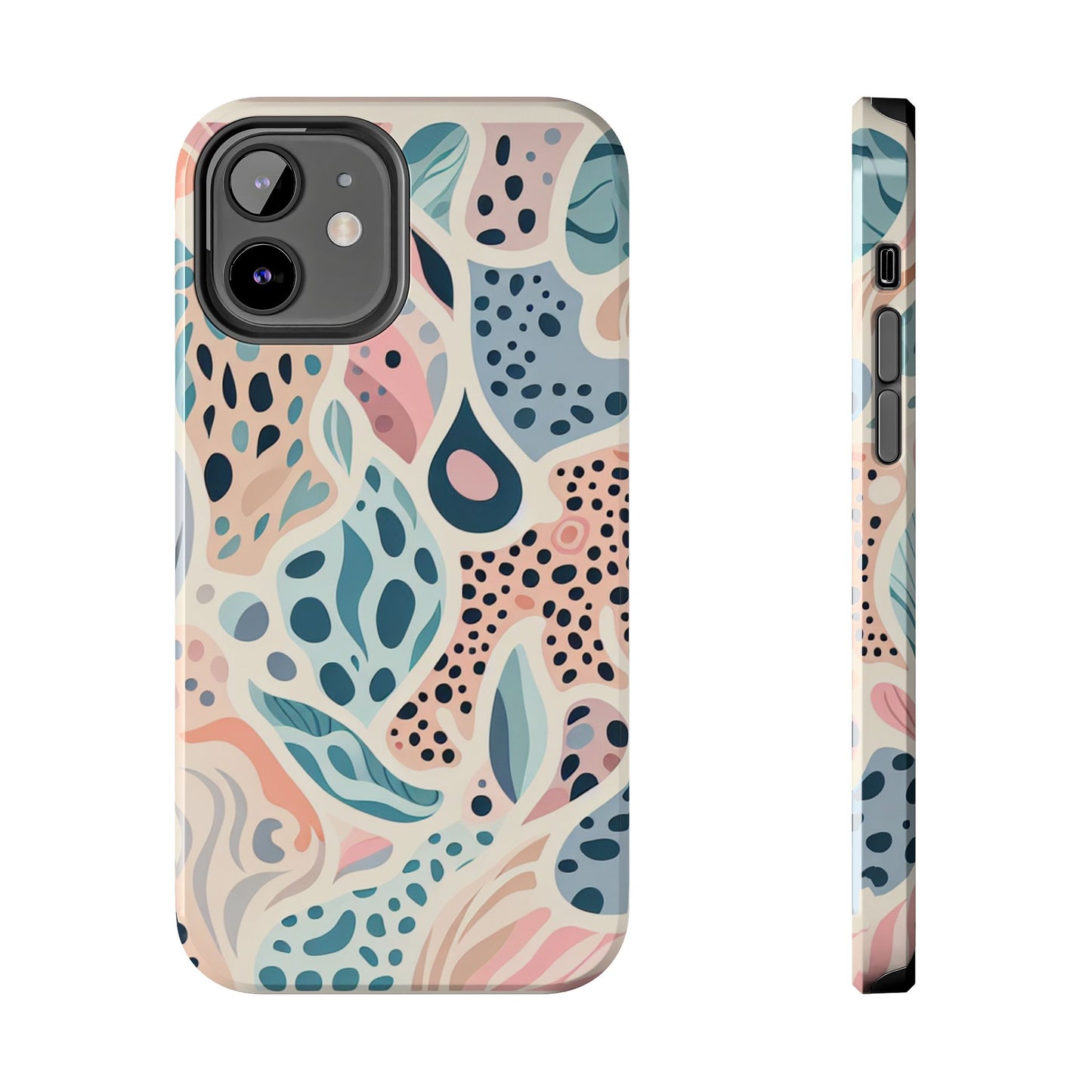 Cases Tough Phone Animal Print - Pastel Design by Mariu del Campo.
