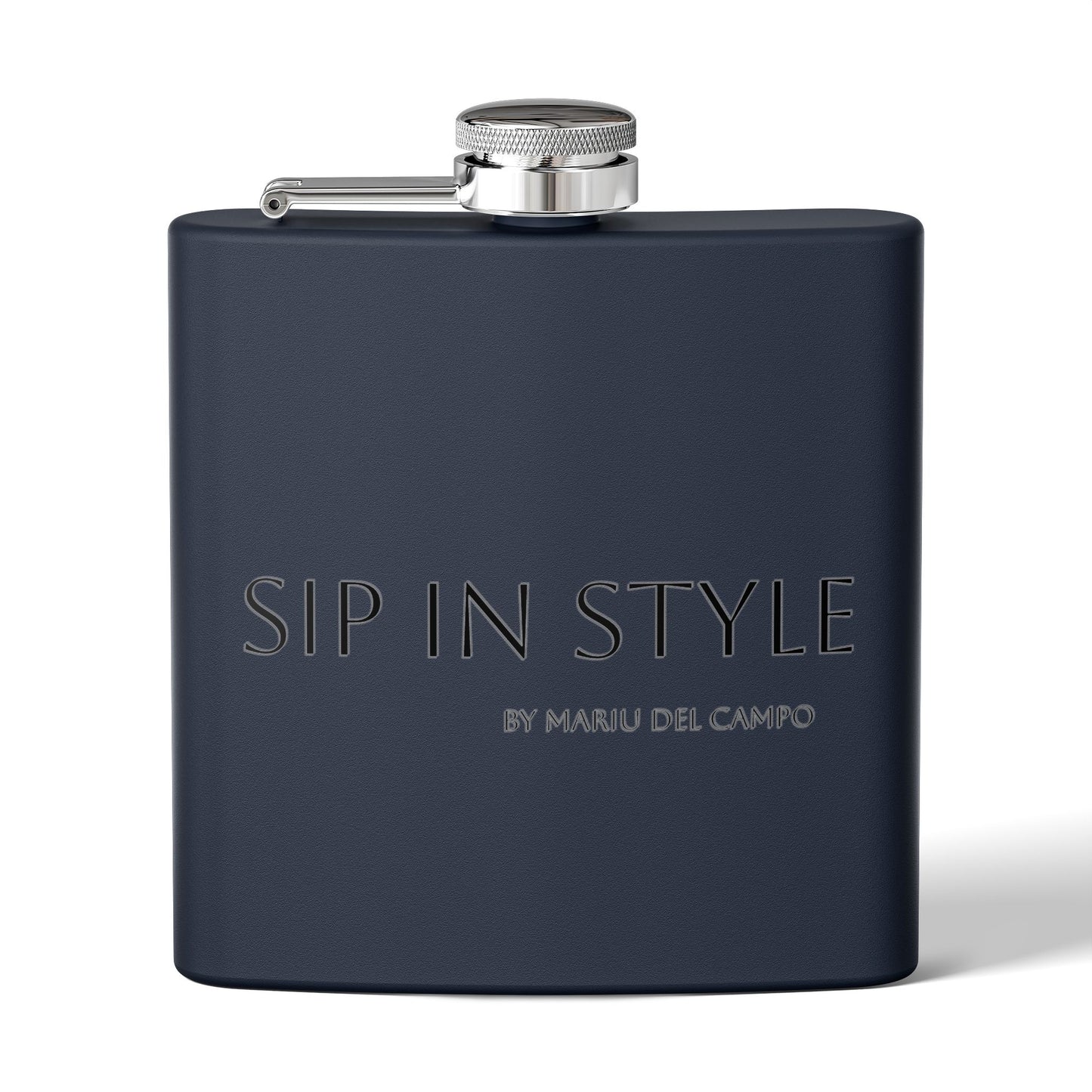 Steel Flask Sip in Style by Mariu del Campo.