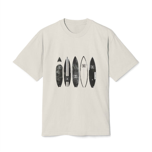 T-Shirt Unisex Heavy Faded Surf by Mariu del Campo — faded bone color option