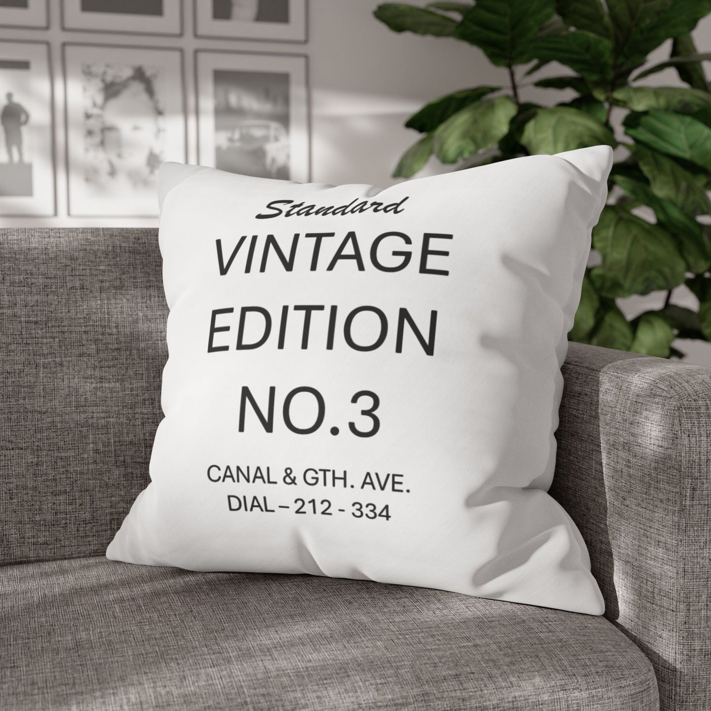 Pillowcase Square Poly Canvas standard by Mariu del Campo.