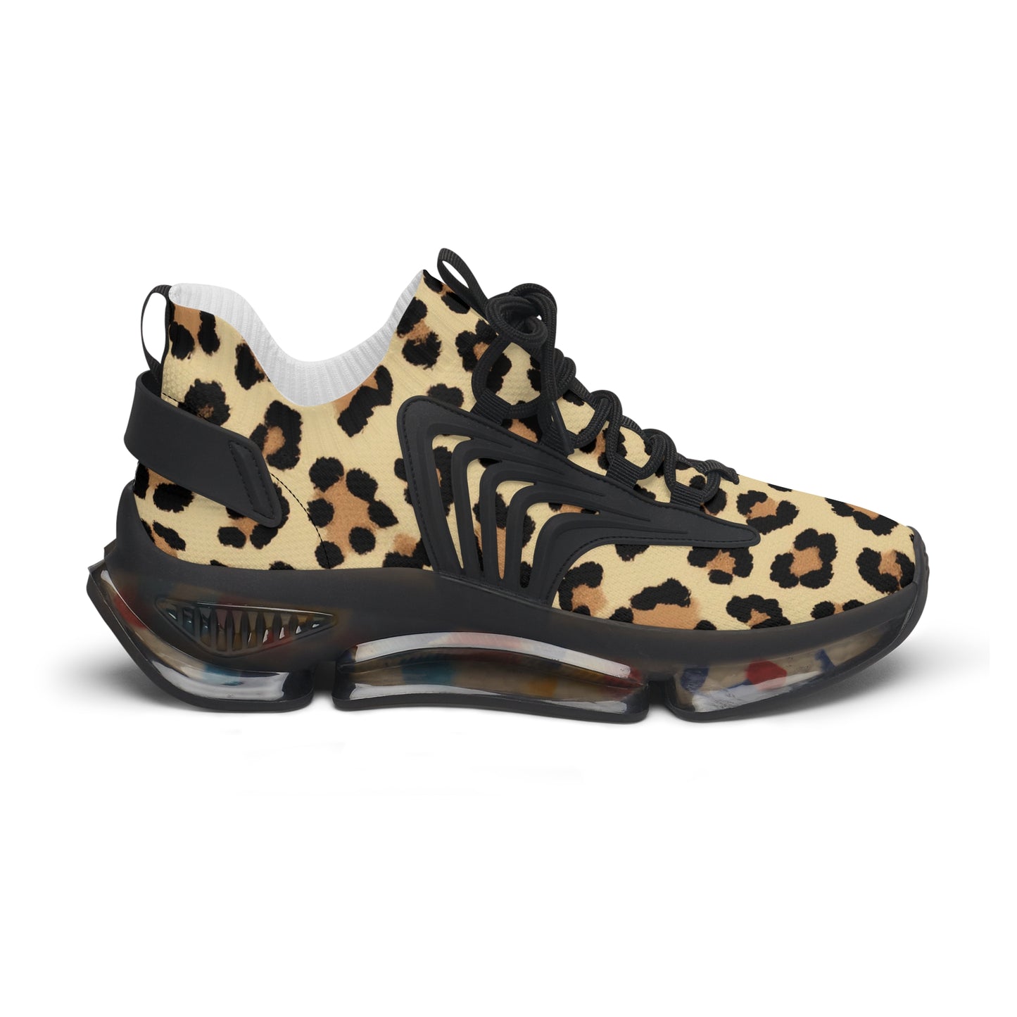 Sneakers Women's Mesh leopard spots by Mariu del Campo.