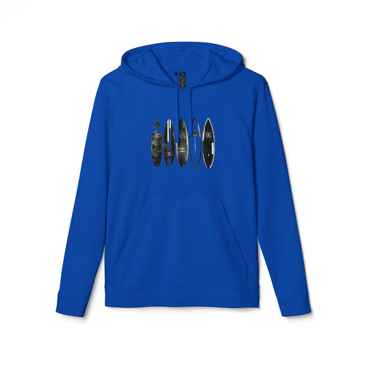 adidas® Unisex Fleece Hoodie Surf — by Mariu del Campo