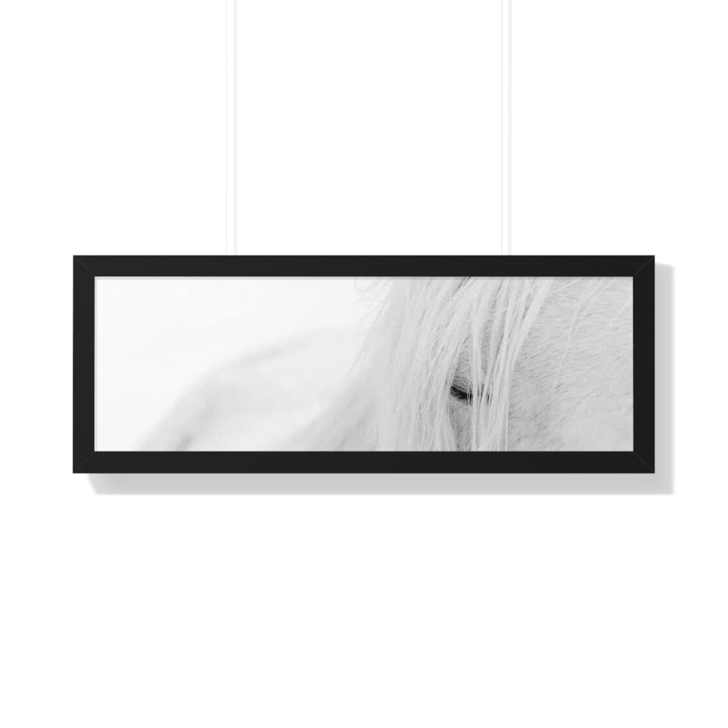 Poster Framed Horizontal horse by Mariu del Campo.