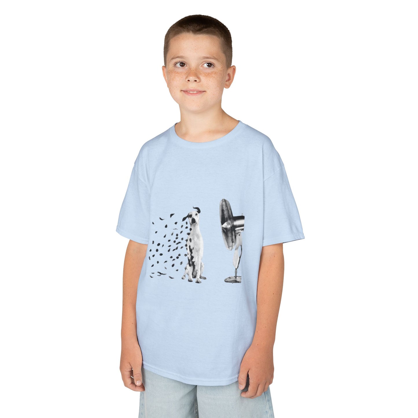 T- Shirt Kids Cotton Dalmata's fan by Mariu del Campo.
