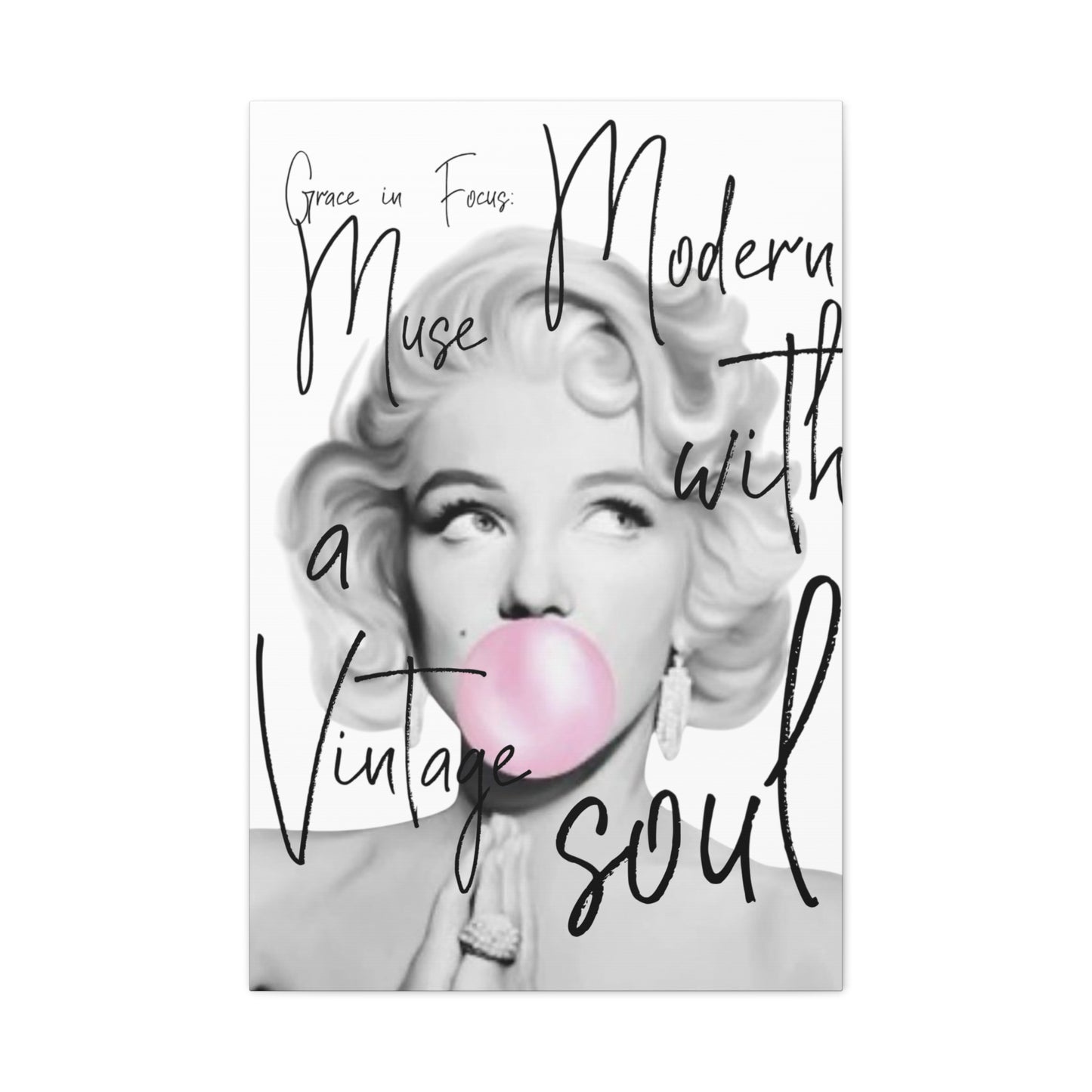 Canvas Marilyn Monroe by Mariu del Campo.