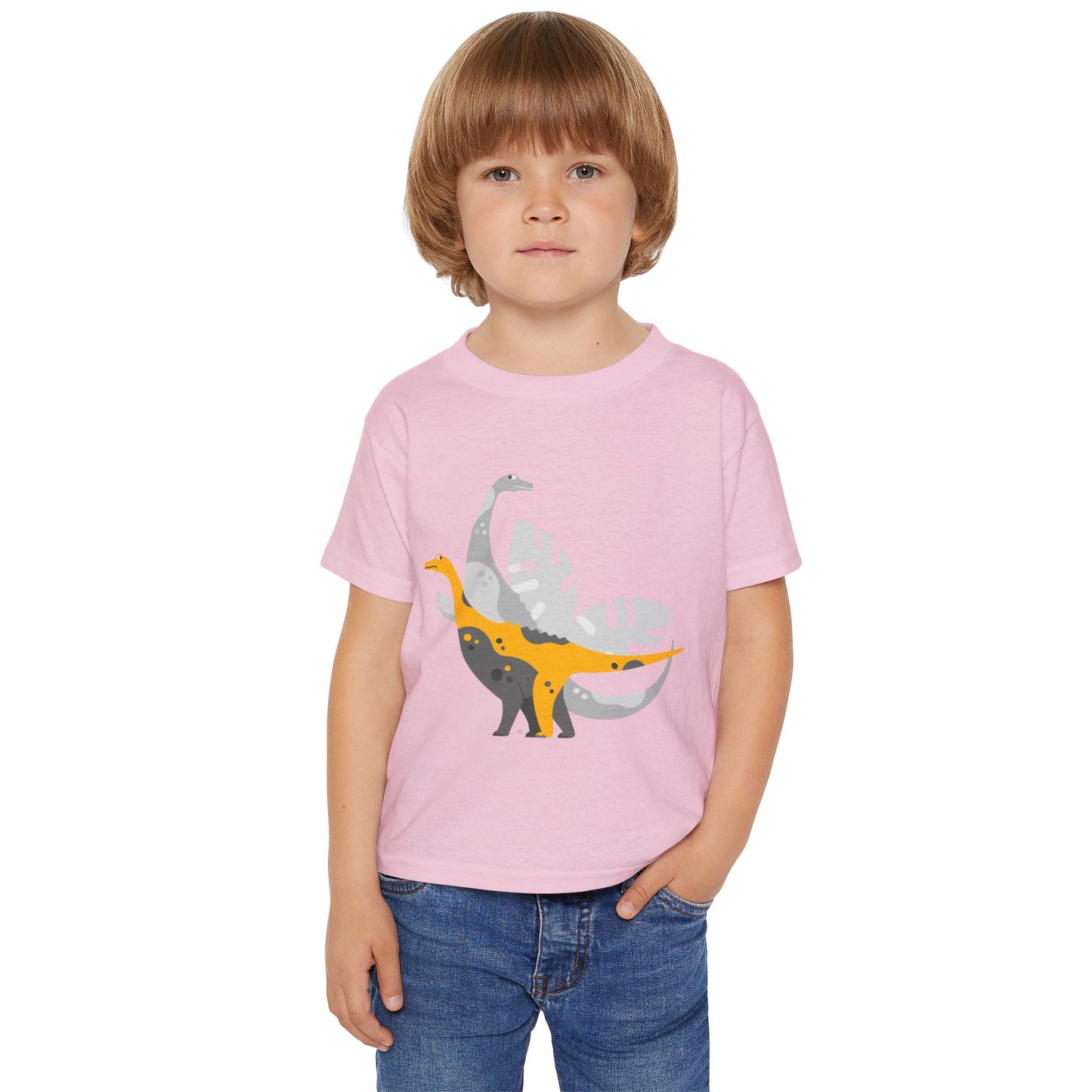 T-Shirt Heavy Cotton™ Toddler Dinosaurs by Mariu del Campo.