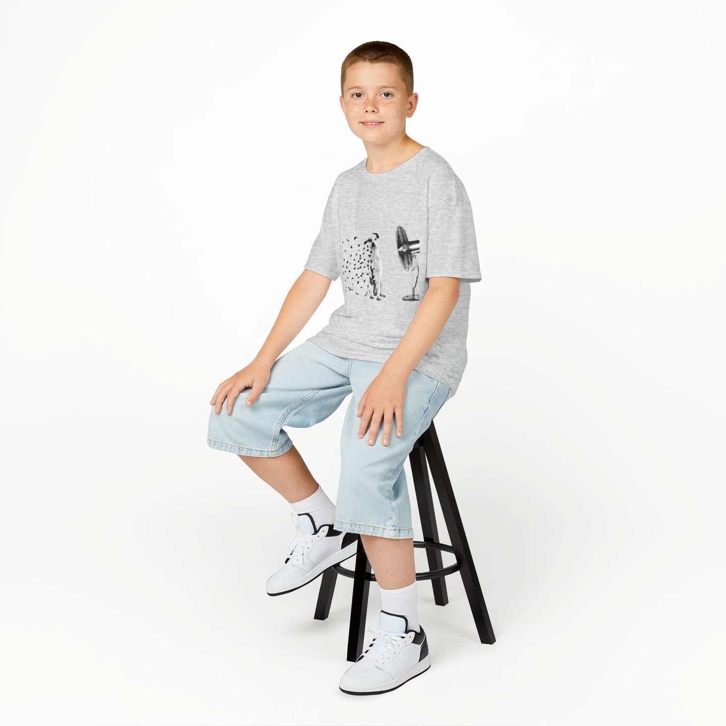 T- Shirt Kids Cotton Dalmata's fan by Mariu del Campo.