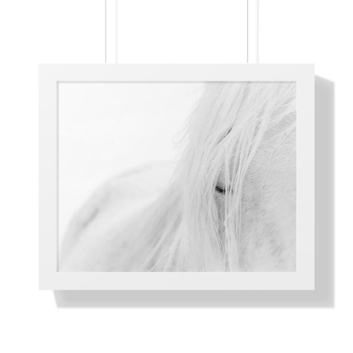 Poster Framed Horizontal horse by Mariu del Campo.