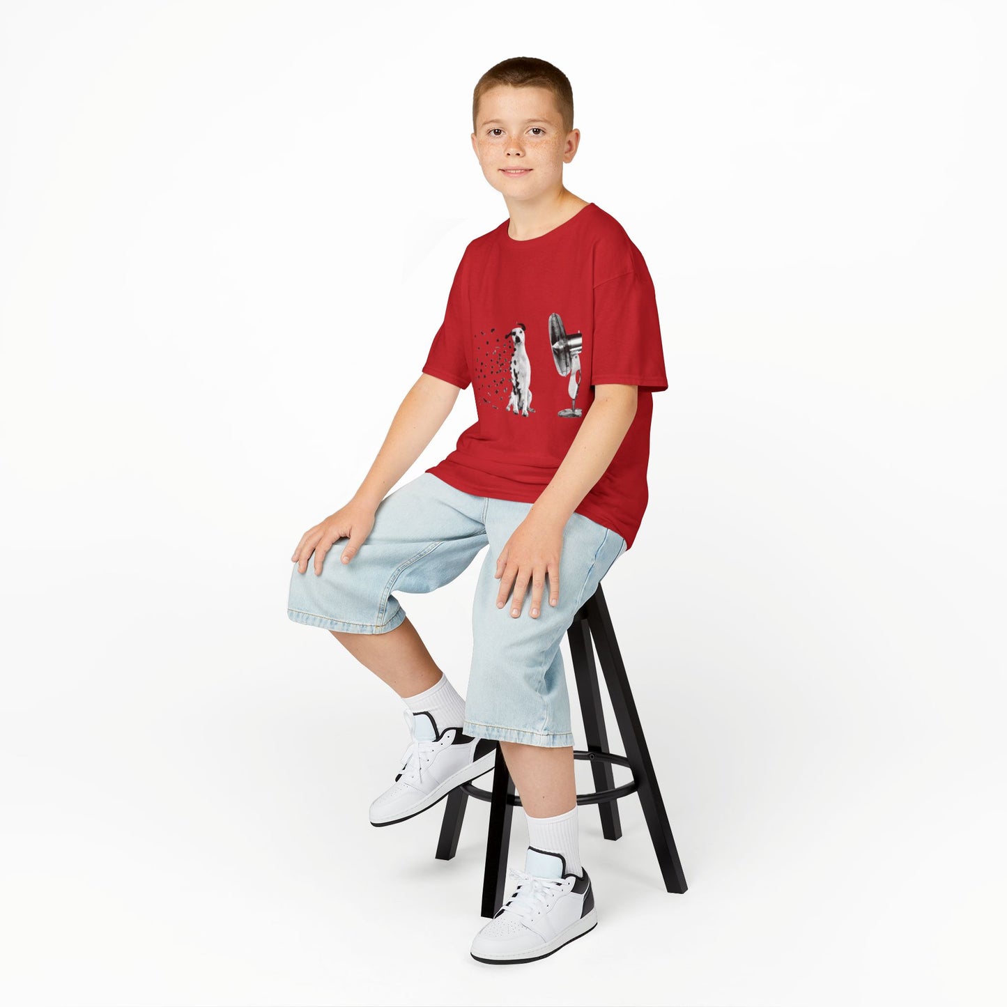 T- Shirt Kids Cotton Dalmata's fan by Mariu del Campo.
