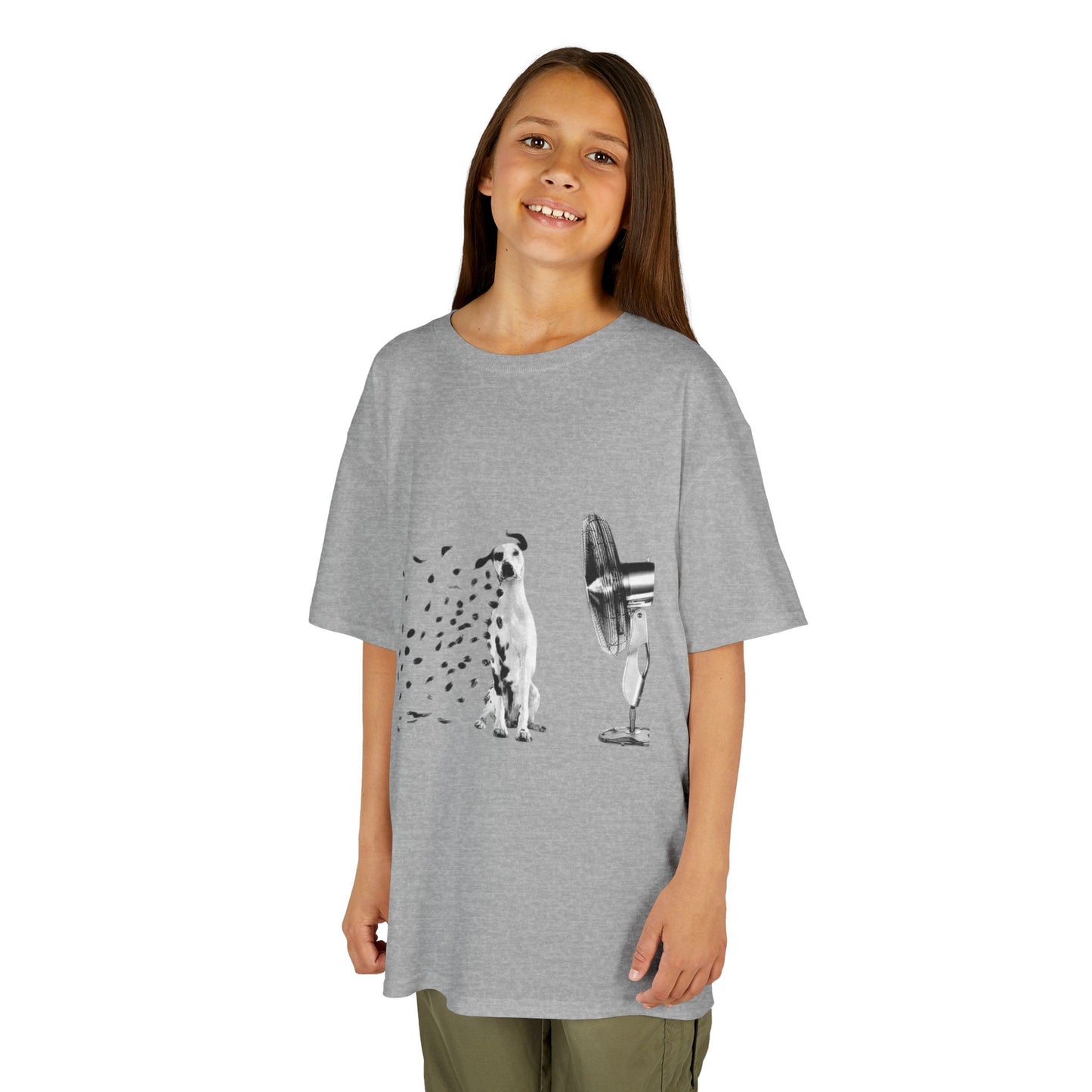 T- Shirt Kids Cotton Dalmata's fan by Mariu del Campo.
