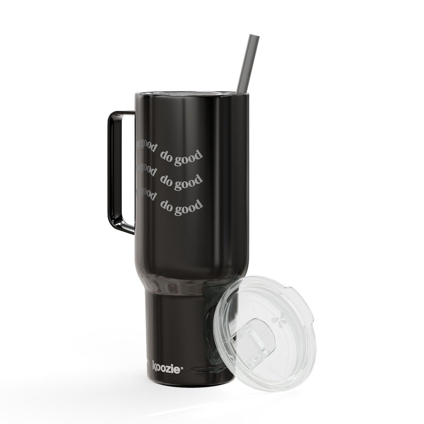 Insulated Tumbler 40oz with Engraved Be Good Do Good by Mariu del Campo.