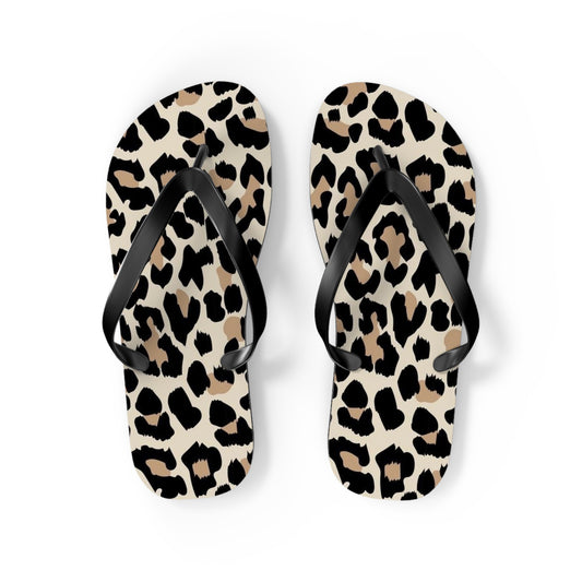 Flip Flops Leopard by Mariu del Campo — sole and strap detail view