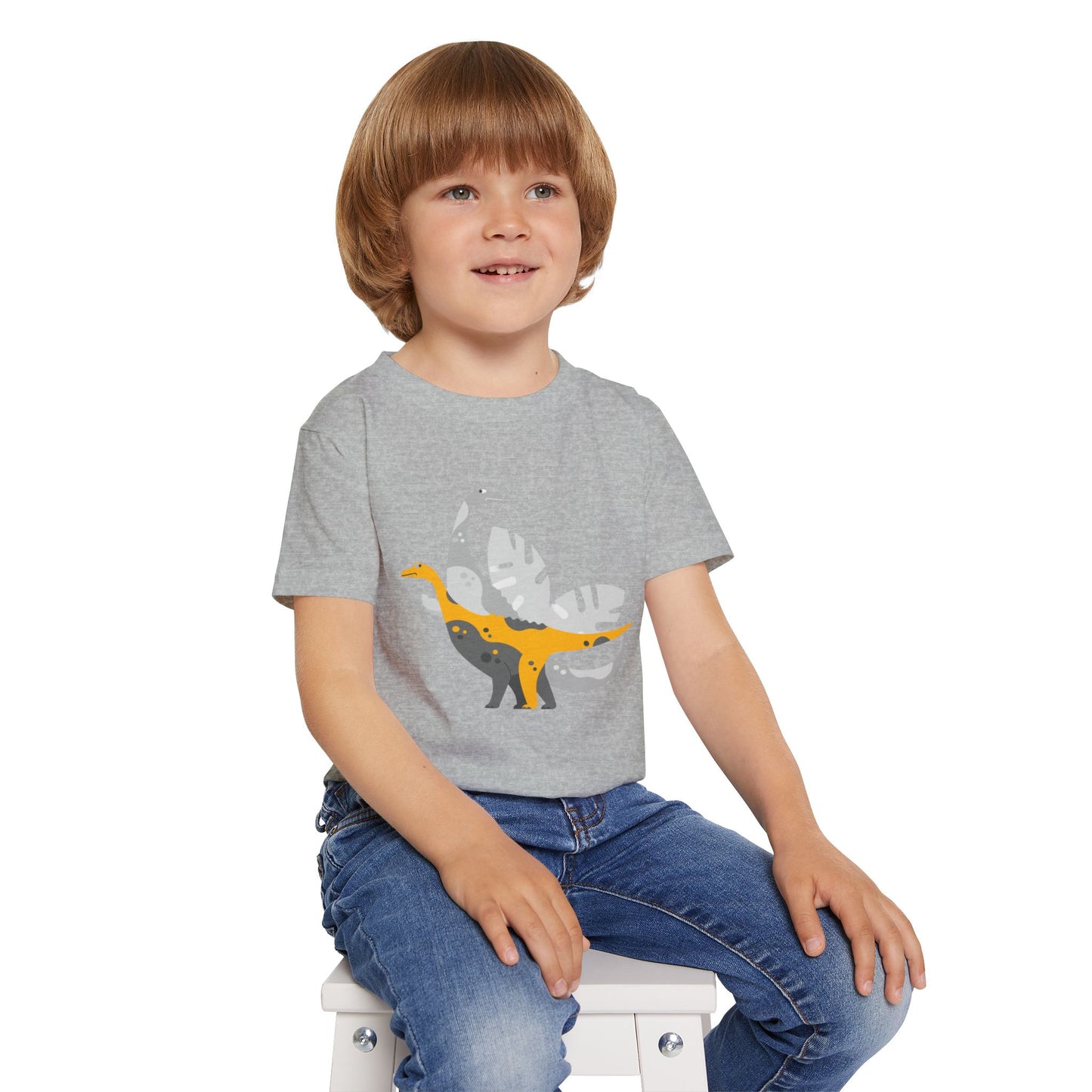 T-Shirt Heavy Cotton™ Toddler Dinosaurs by Mariu del Campo.