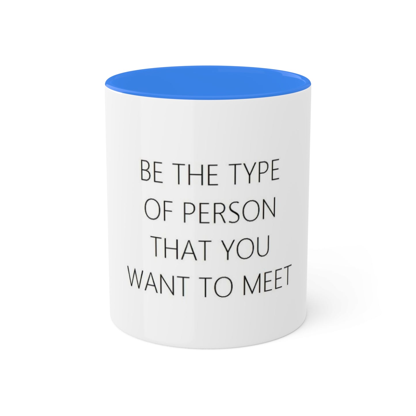 Mugs Colorful, 11oz Be by Mariu del Campo. - Mariu del Campo