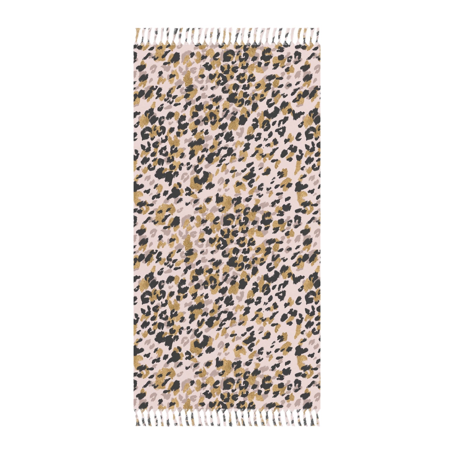 Towel Boho Beach Cloth leopard by Mariu del Campo.
