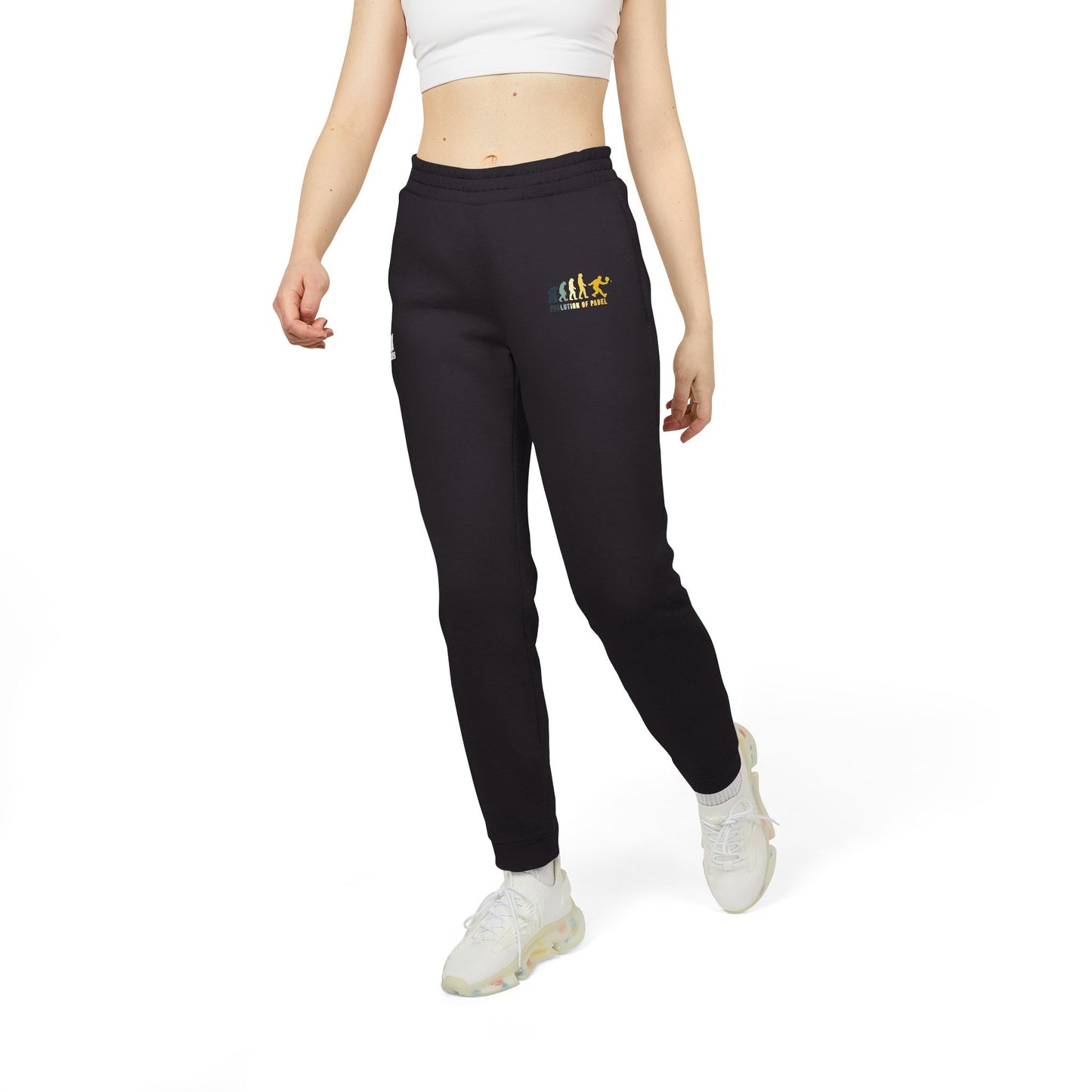 adidas® Unisex Fleece Joggers Evolution of Padel by Mariu del Campo.