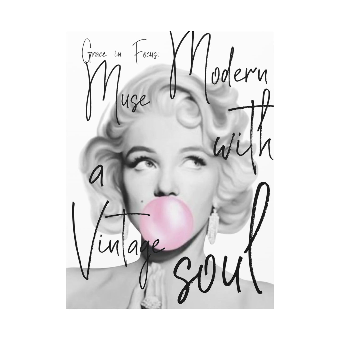 Canvas Marilyn Monroe by Mariu del Campo.