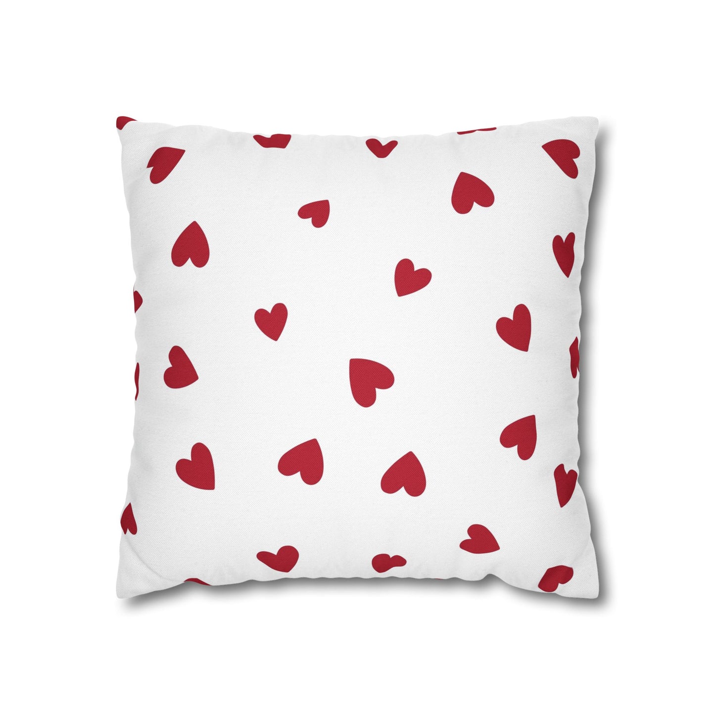 Pillowcase Spun Polyester Square heart by Mariu del Campo.