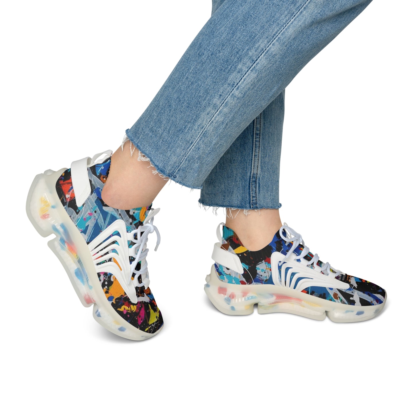 Sneakers Women's Mesh paint by Mariu del Campo.