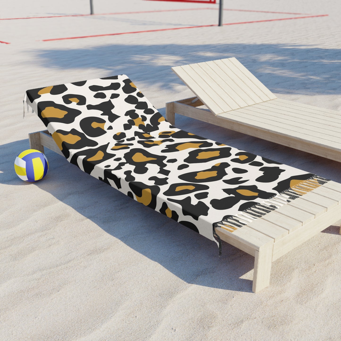 Towel Boho Beach Cloth leopard by Mariu del Campo.