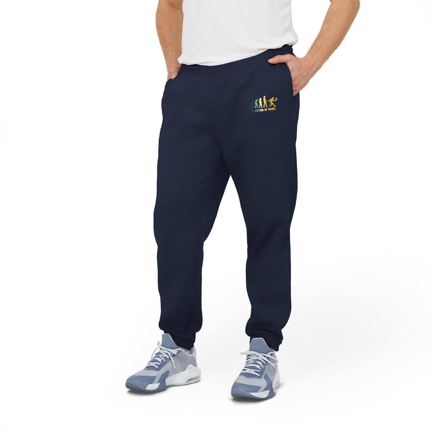 adidas® Unisex Fleece Joggers Evolution of Padel by Mariu del Campo.