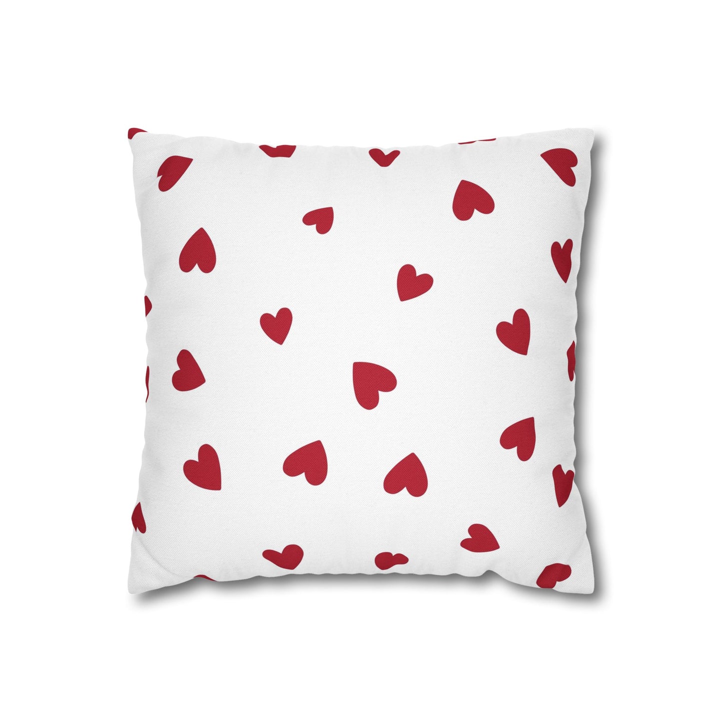 Pillowcase Spun Polyester Square heart by Mariu del Campo.