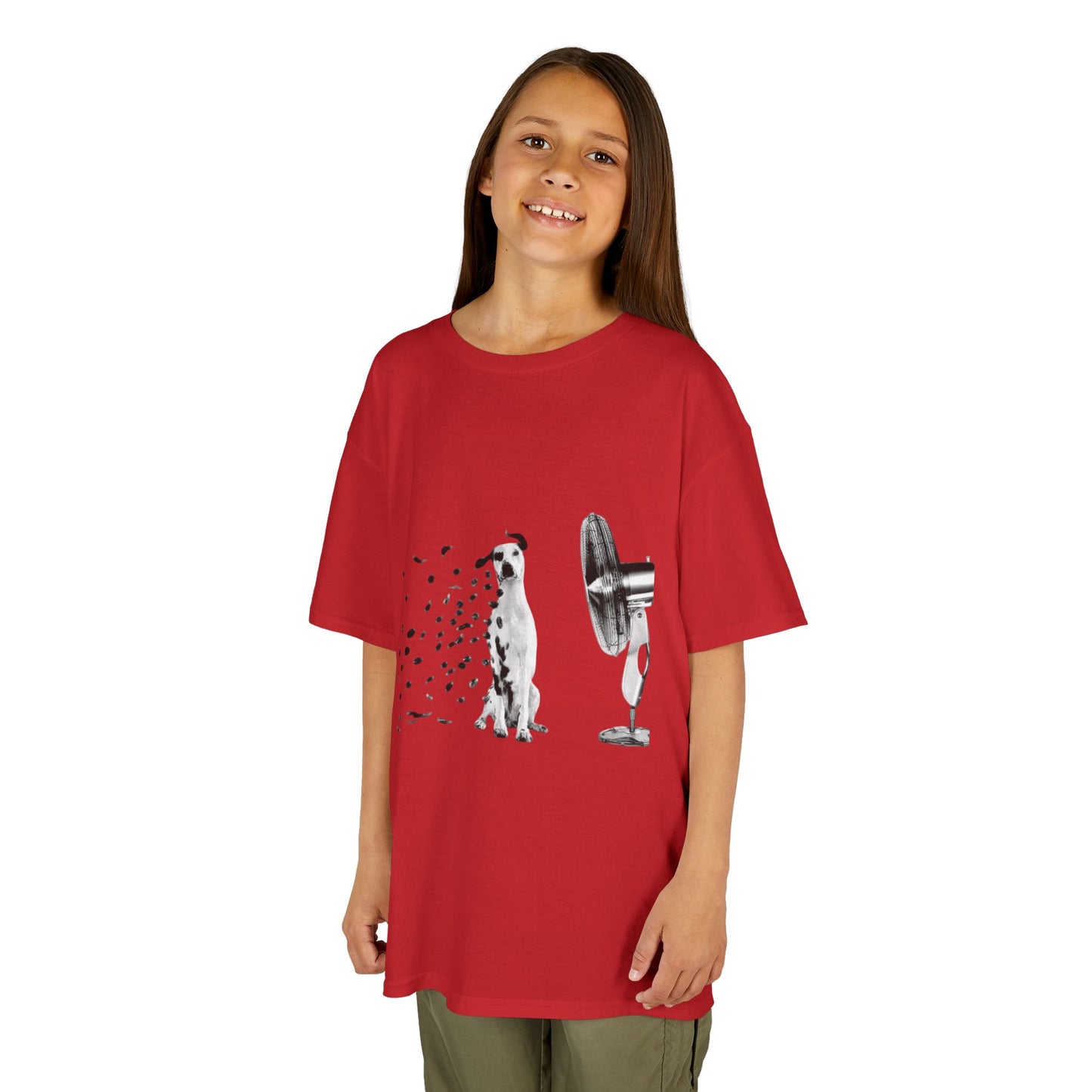 T- Shirt Kids Cotton Dalmata's fan by Mariu del Campo.