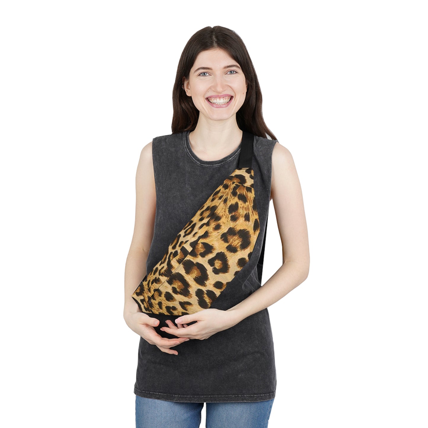 Bag Large Fanny Pack leopard by Mariu del Campo.