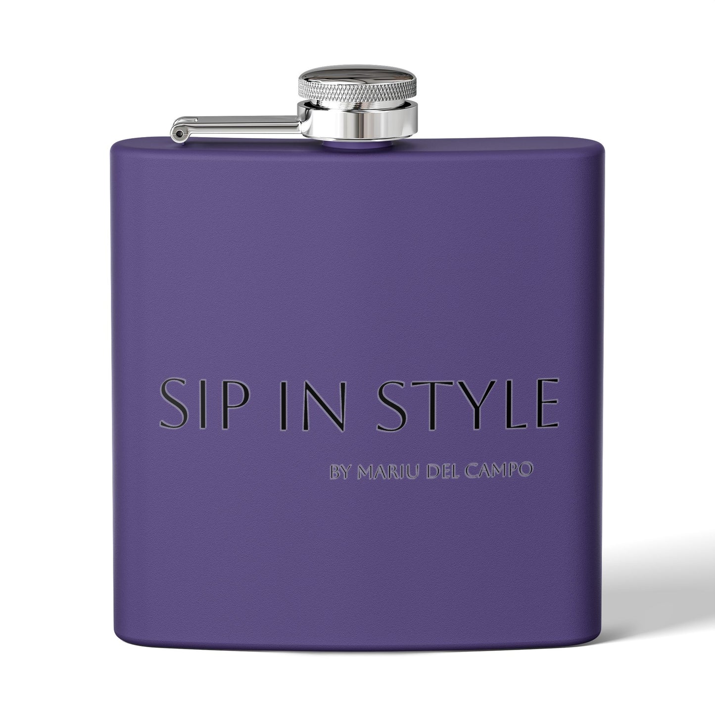 Steel Flask Sip in Style by Mariu del Campo.