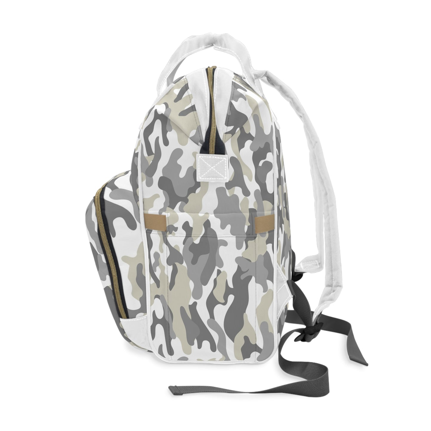 Backpack Multifunctional Diaper Camo by Mariu del Campo.
