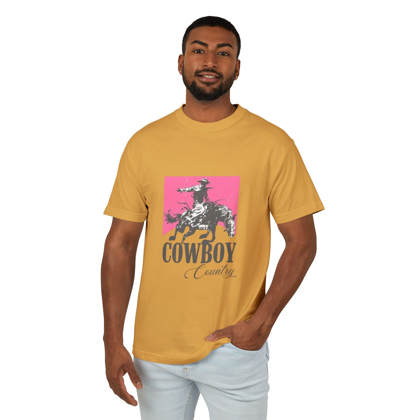 T-Shirt Unisex Cotton CowBoy by Mariu del Campo.