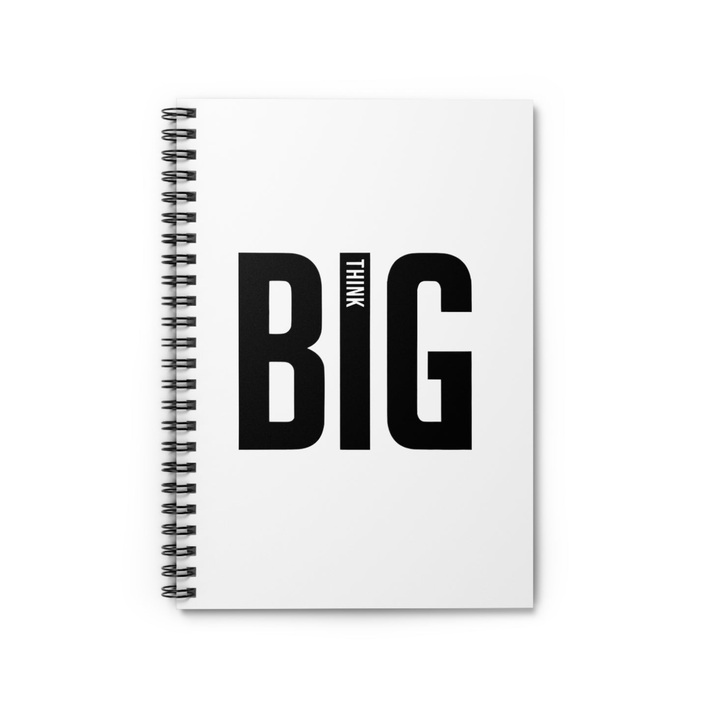 Notebook Spiral - Ruled Line Think Big by Mariu del Campo.