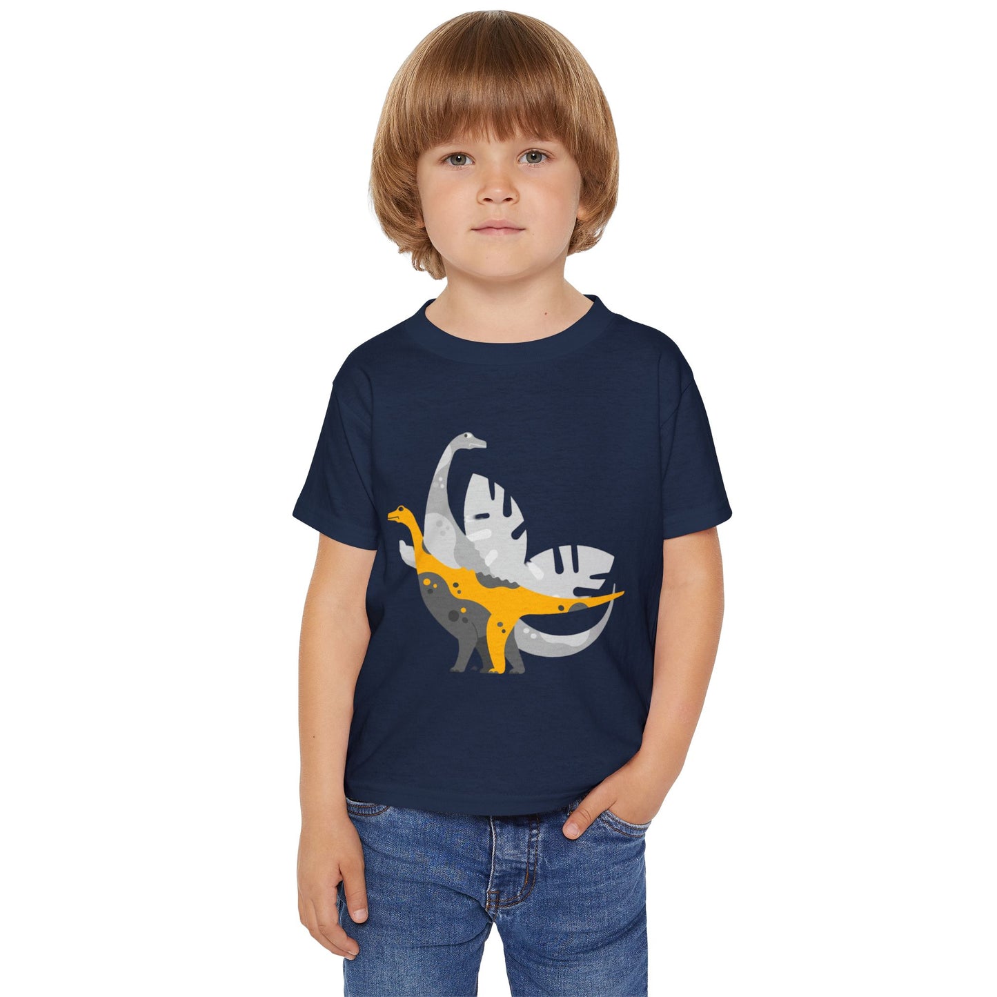 T-Shirt Heavy Cotton™ Toddler Dinosaurs by Mariu del Campo.