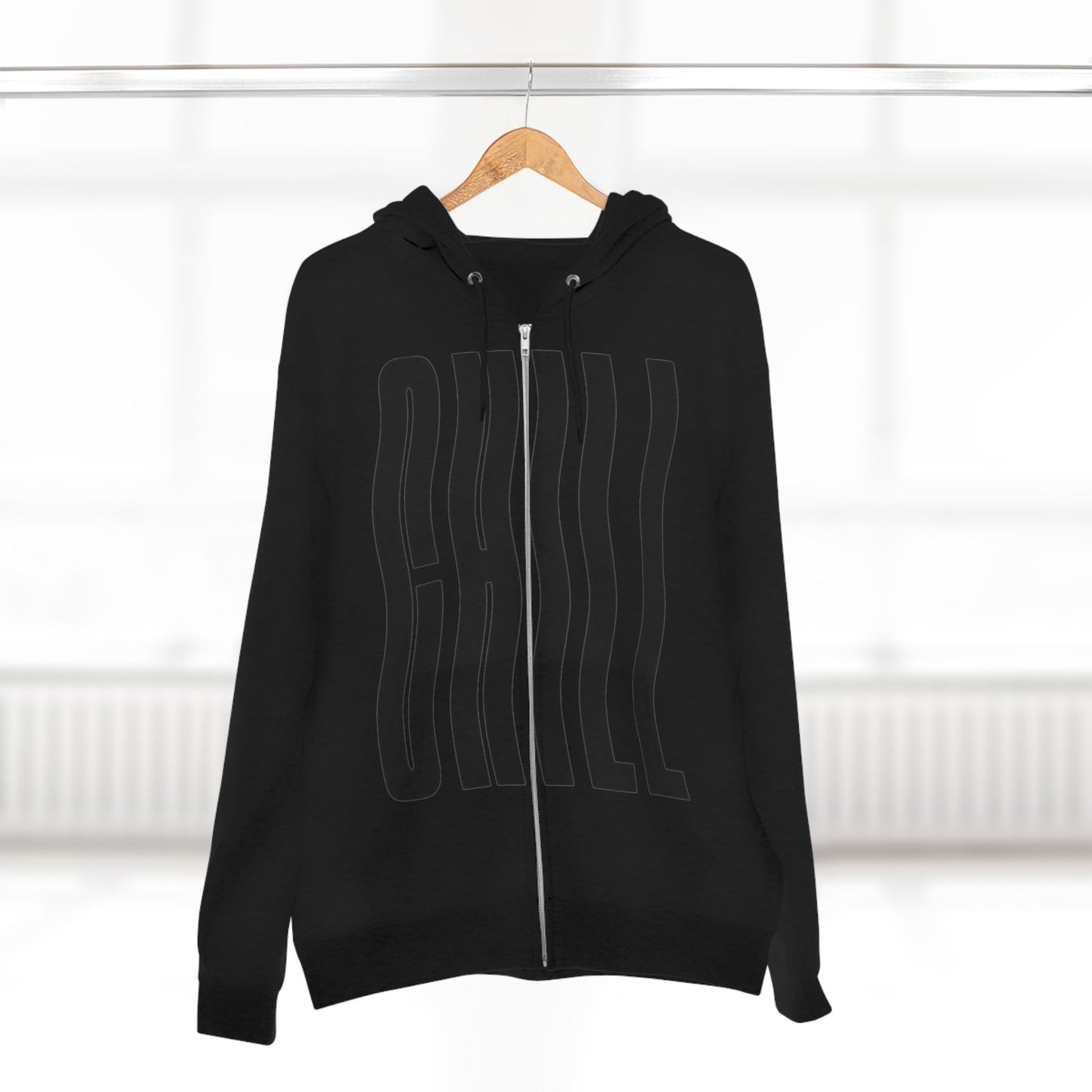 Hoodie Chill Unisex Zip by Mariu del Campo.