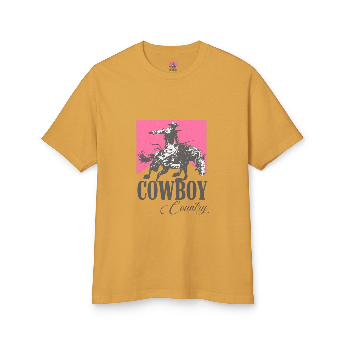T-Shirt Unisex Cotton CowBoy by Mariu del Campo.