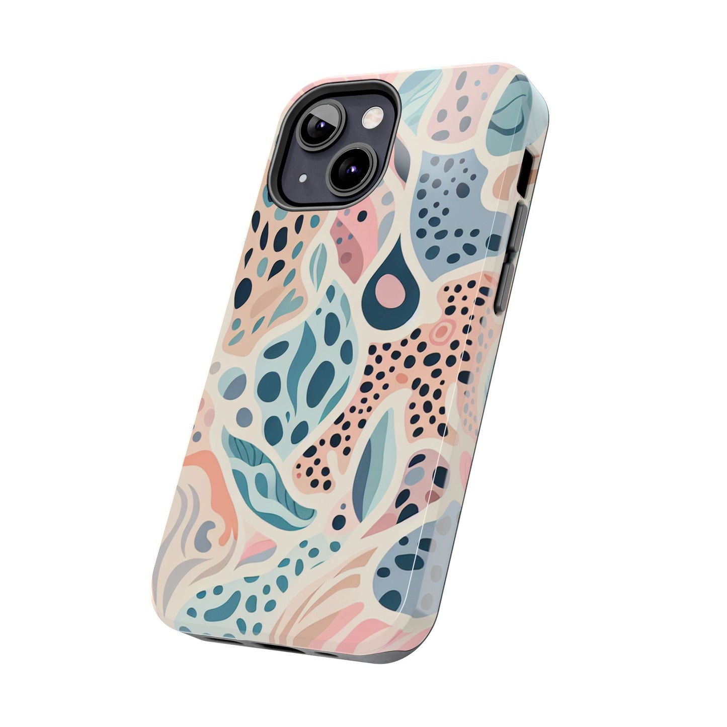 Cases Tough Phone Animal Print - Pastel Design by Mariu del Campo.