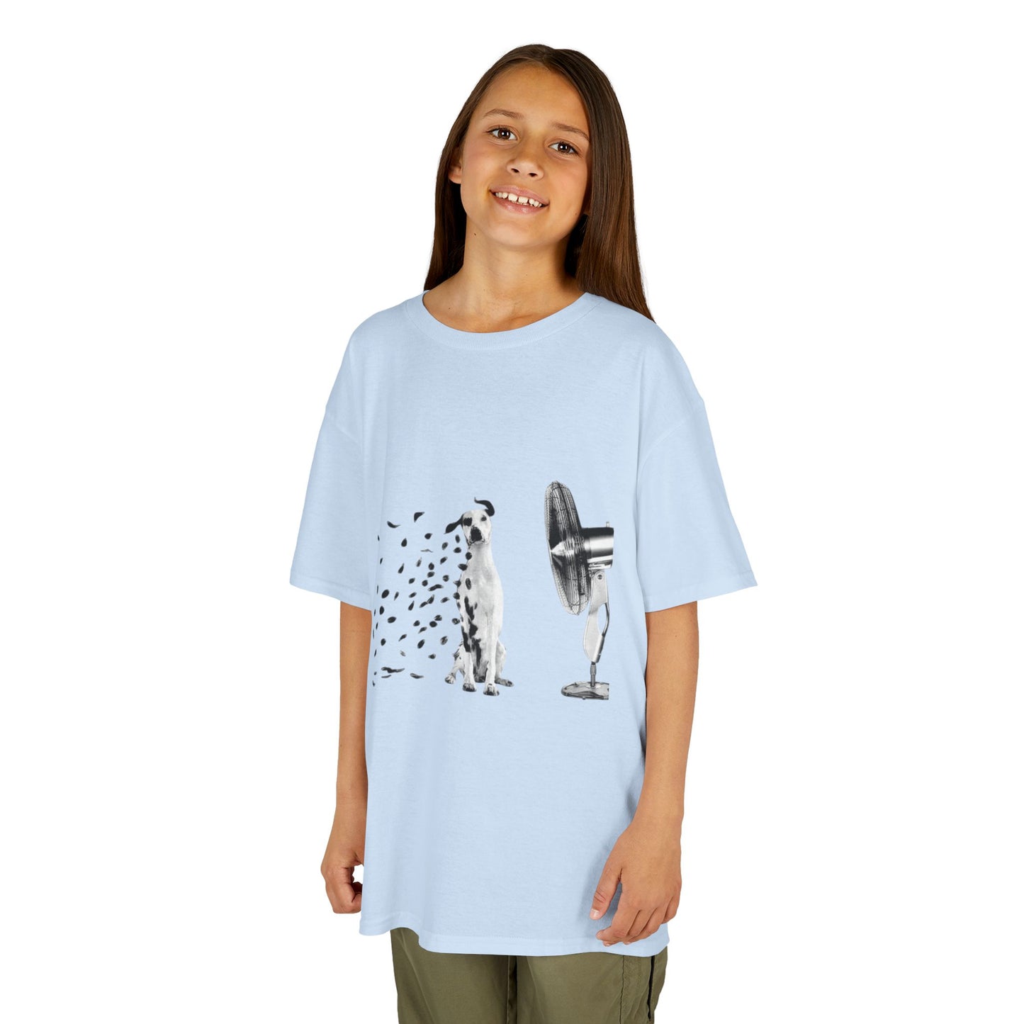 T- Shirt Kids Cotton Dalmata's fan by Mariu del Campo.