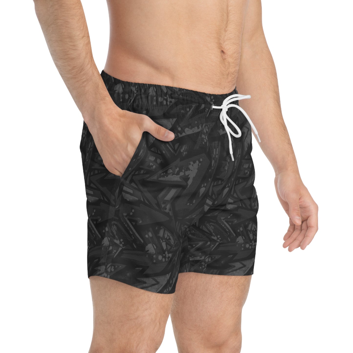 Swim Trunks Abstract by Mariu del Campo. - Mariu del Campo
