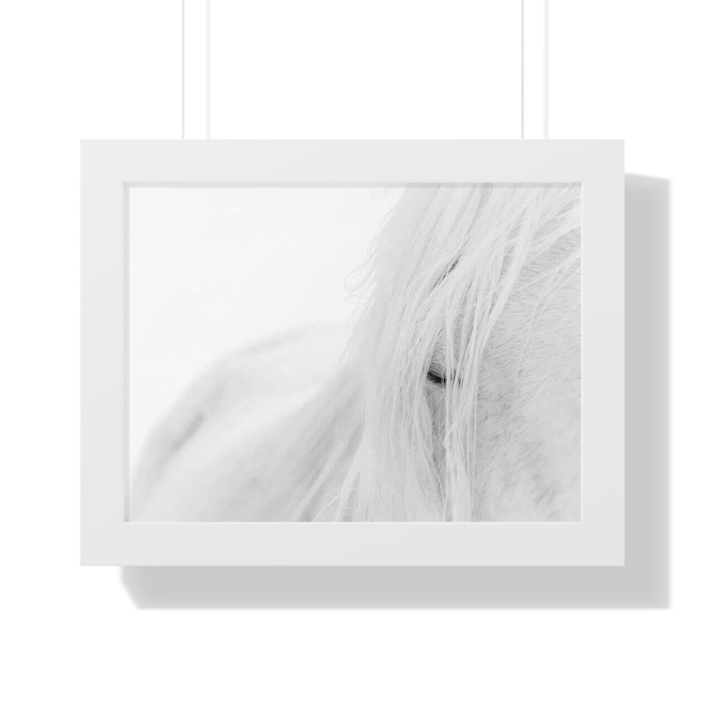 Poster Framed Horizontal horse by Mariu del Campo.